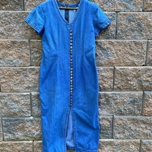 Vintage Sunshine Starshine Denim Dress